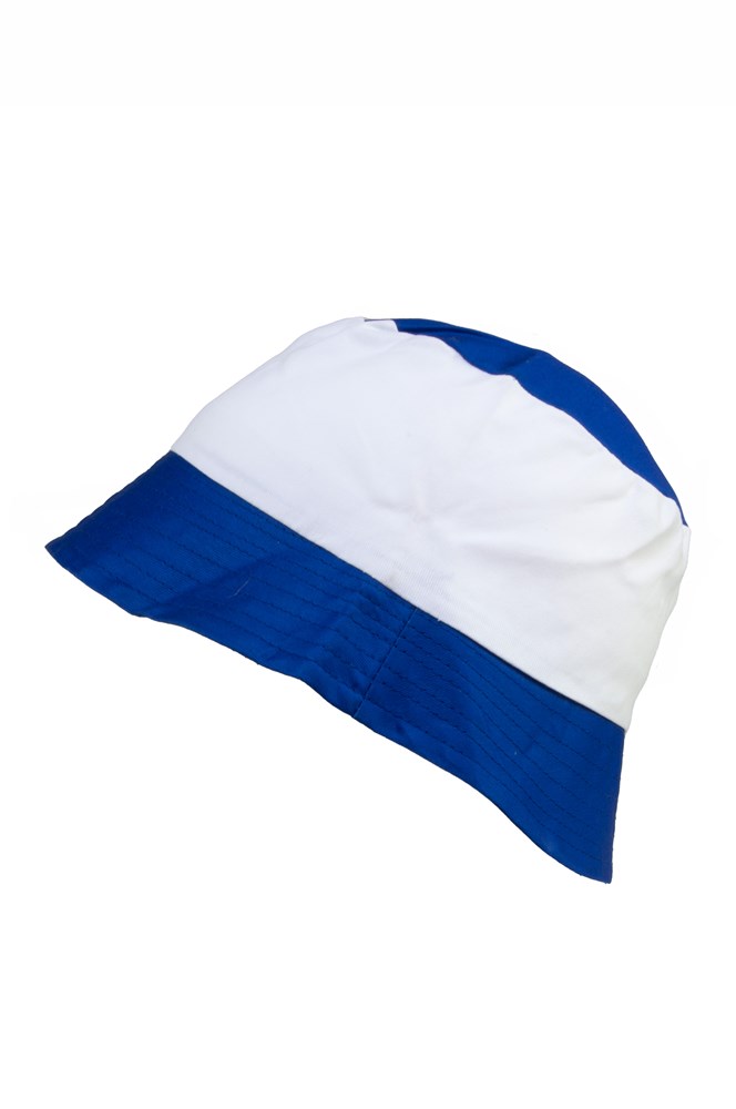 blanc/Bleu royal